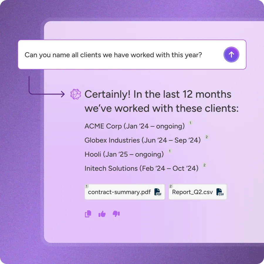 DataQI Assistant chat interface for manufacturing knowledge retrieval